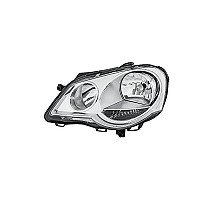 Vw  Polo (Ivf), 05 - 09 Žibintas Priekinis - (Dešinė) - Hella, El.valdymas, Su Motoru, Chromuotas, H7/H1, Py21W, W5W, E1, Be Lempučių internetu