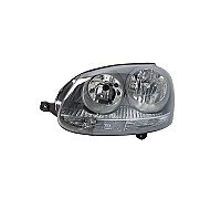 Vw  Golf V Variant, 06 - 09 Žibintas Priekinis - (Kairė) - Mm, El.valdymas, Su Motoru, Pilkas, H7/H7, Py21W, W5W, Ece internetu