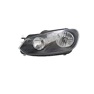 Vw  Golf Vi, 09 - 12 Žibintas Priekinis - (Dešinė) - E-Type, El.valdymas, Su Motoru, H7/H15, E