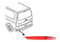 Atšvaitas į galinį bamperį internetu