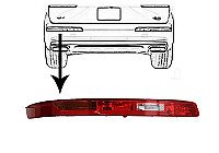 Atšvaitas į galinį bamperį internetu