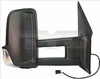 Vw  Crafter, 06 - 17 Veidrodėlis - (Kairė) - Mechaninis, Nešildomas, Chromuotas Stikliukas, Convex, 2 Laidai, Su Posūkiu internetu Vw  Crafter, 06 - 17 Veidrodėlis - (Kairė) - Mechaninis, Nešildomas, Chromuotas Stikliukas, Convex, 2 Laidai, Su Posūkiu internetu