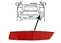 Atšvaitas į galinį bamperį internetu