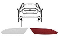 Atšvaitas į galinį bamperį internetu