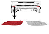 Atšvaitas į galinį bamperį internetu