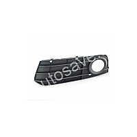 Audi A4/S4 (B8), 2007.11-2011.10 Bamperio Grotelės - (Kairė) Su Skylėmis Priešrūkiniams, Juodos internetu Audi A4/S4 (B8), 2007.11-2011.10 Bamperio Grotelės - (Kairė) Su Skylėmis Priešrūkiniams, Juodos internetu