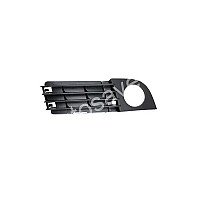 Audi A6 (C5), 2001.06-2004.05 Bamperio Grotelės - (Dešinė) Su Skylėmis Priešrūkiniams, Juoda, Matinė internetu Audi A6 (C5), 2001.06-2004.05 Bamperio Grotelės - (Dešinė) Su Skylėmis Priešrūkiniams, Juoda, Matinė internetu