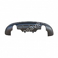 Audi Q5 (8R), 2012.06-2016.09 Bamperio Spoileris (12 -), Galinis, Su 2 Skylėm  Duslintuvo Išmetimo Vamzdžiui internetu