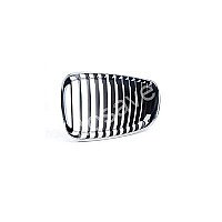Bmw 1 (E87/E88/E81/E82), 2004.09-2013.10 Grotelės - (Dešinė) (07-11), Su Chromuotu Rėmeliu, Juodos internetu Bmw 1 (E87/E88/E81/E82), 2004.09-2013.10 Grotelės - (Dešinė) (07-11), Su Chromuotu Rėmeliu, Juodos internetu