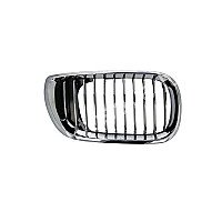 Bmw 3 (E46), 2001.10-2005.03 Grotelės - (Kairė) Sdn/Touring, Chromuotos, Juodos internetu Bmw 3 (E46), 2001.10-2005.03 Grotelės - (Kairė) Sdn/Touring, Chromuotos, Juodos internetu