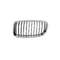 Bmw 3 (E90/E91), 2008.09-2012.12 Grotelės - (Kairė) Su Chromuotu Rėmeliu, Matinė, Tamsiai Pilkos internetu