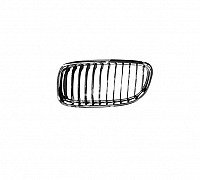 Bmw 3 (E92/E93) Coupe/Cabrio, 2006.09 - 2010.03 Grotelės - (Centrinė) Cabrio, Coupe, (-10), Chromuotos, Juodos internetu