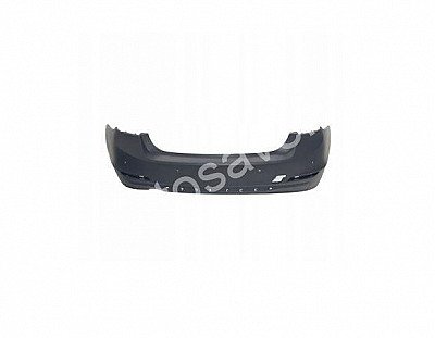 Bmw 3 (F30/F31/F34/F35/F80), 2012.01-2015 Galinis Bamperis Su Skylėm Parktronikams, Gruntuotas, Pilkas