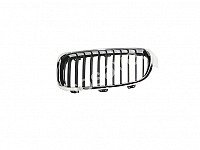 Bmw 3 (F30/F31/F34/F35/F80), 2012.01-2015 Grotelės - (Kairė) Su Chromuotu Rėmeliu, Matinės, Tamsiai Pilkos internetu Bmw 3 (F30/F31/F34/F35/F80), 2012.01-2015 Grotelės - (Kairė) Su Chromuotu Rėmeliu, Matinės, Tamsiai Pilkos internetu