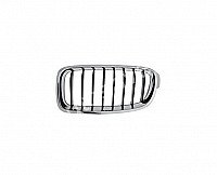 Bmw 3 (F30/F31/F34/F35/F80), 2012.01-2015 Grotelės - (Kairė) Sport Line, Chromuotos, Juodos internetu