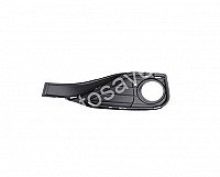 Bmw 4 (F32/F33/F82/F82), 2013.12- Bamperio Grotelės - (Kairė) (- 17), Su Skylėmis Priešrūkiniams, Juoda, Matinė, Tekstūra internetu