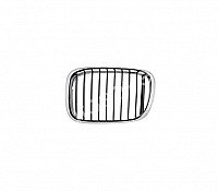 Bmw 5 (E39), 1996.01-2000.08 Grotelės - (Dešinė) Su Chromuotu Rėmeliu, Chromuotos, Juodos internetu