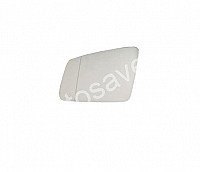 Bmw 5 (F10/F11), 2009.12-2017 Veidrodėlio Stiklas Su Padėkliuku - (Dešinė) Šildomas, Chromuotas Stikliukas, Aspherical, 4 Laidai internetu