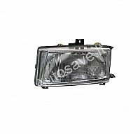 Vw  Caddy, 10.95 - Žibintas Priekinis - (Kairė) - Tyc, (99-), Be Varikliuko, El.valdymas / Manual, H4, W5W, Ece internetu