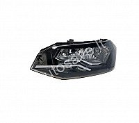 Vw  Polo (Vi), 17 - Žibintas Priekinis - (Dešinė) - Depo, El.valdymas, Su Motoru, H7/H7, Wy21W, Ece internetu Vw  Polo (Vi), 17 - Žibintas Priekinis - (Dešinė) - Depo, El.valdymas, Su Motoru, H7/H7, Wy21W, Ece internetu