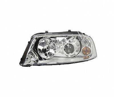 Vw  Sharan, 00 - 10 Žibintas Priekinis - (Dešinė) - Mm, El.valdymas, Su Motoru, Xenon, D2S/H7, Py21W, W5W, E13, Be Xenon Lemputės, Su Lemputėm
