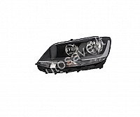 Vw  Sharan, 10 - 15 Žibintas Priekinis - (Kairė) - Mm, El.valdymas, Su Motoru, Be Priešrūkinio, H7/H7, P21W, Py21W, W5W, Ece, Su Lemputėm internetu