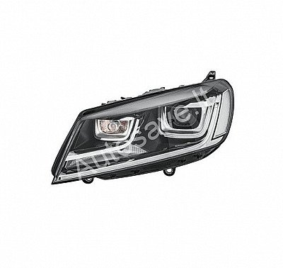 Vw  Touareg (7P5), 06.14 - 18 Žibintas Priekinis - (Kairė) - Hella, (14-), El.valdymas, Su Motoru, Bi-Xenon, D3S, Ece, Afs, Be Afs Blokelio, Be Xenon Lemputės, B
