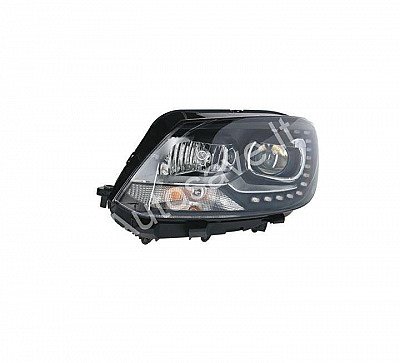 Vw  Touran, 10 - 15 Žibintas Priekinis - (Kairė) - Mm, Be Priešrūkinio, Bi-Xenon, H15, Py21W, W5W, Ece, Be Xenon Valdymo Blokelio, Su Lemputėm