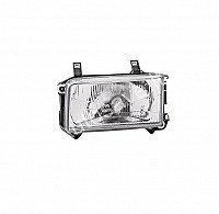 Vw  Transporter Caravelle, 08.96 - 02.03 Žibintas Priekinis - (Dešinė) - Hella, El.valdymas, Be Motoro, H4, T4W, E1 internetu